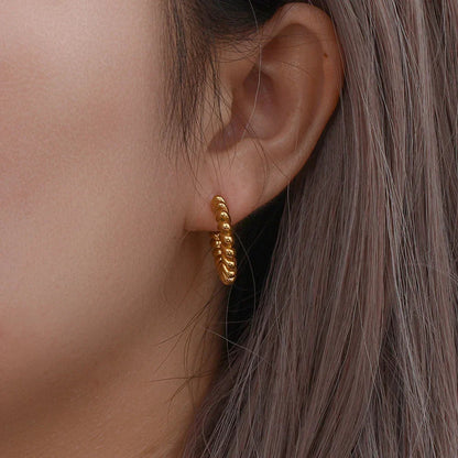 [Royal&Vicky]Brynlee Twisted Earrings