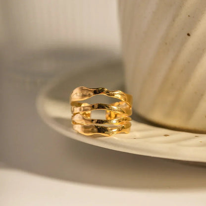 [Royal&Vicky]Cass Gold Ring