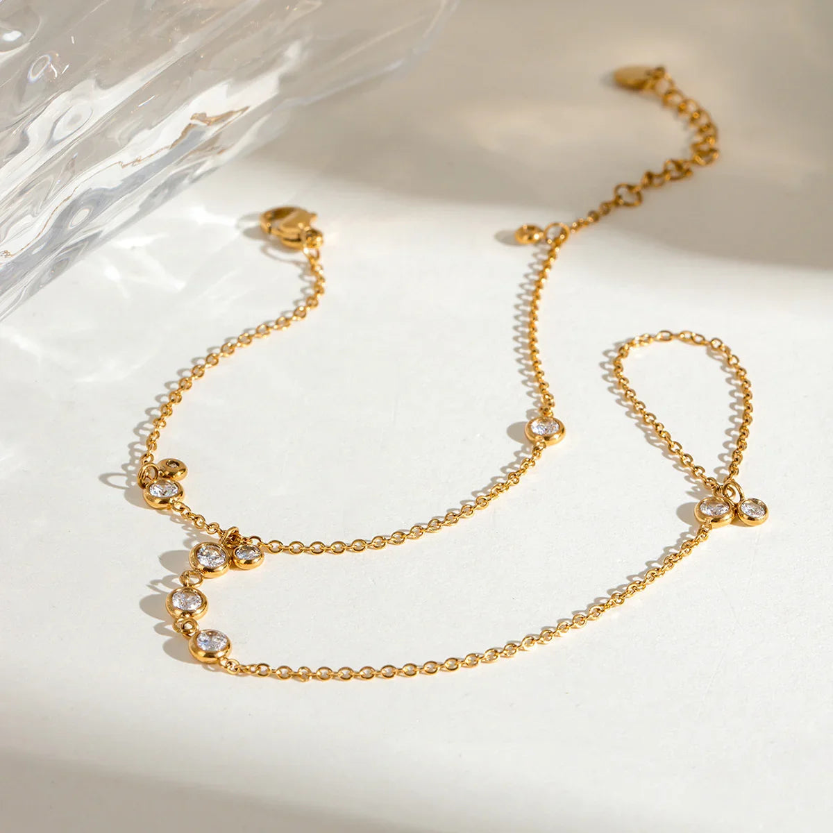 [Royal&Vicky]Elina Diamond Hand Chain