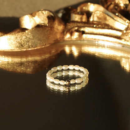 [Royal&Vicky]Aurora Pearl Band Ring
