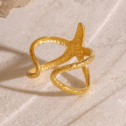 [Royal&Vicky]Aurelie Gold Starfish Ring