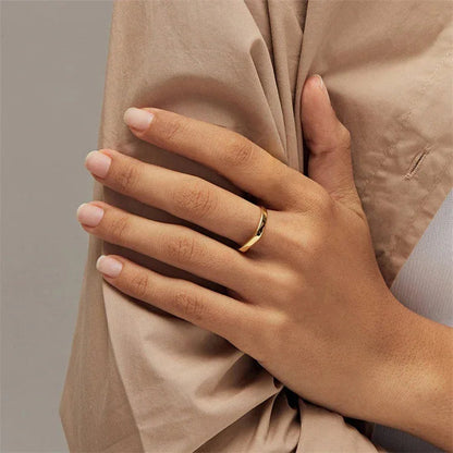 [Royal&Vicky]Sasha Geometric Gold Ring