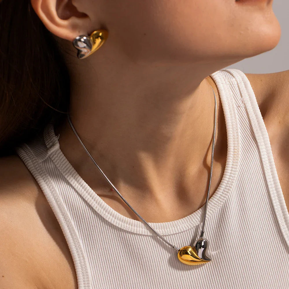 [Royal&Vicky]Dorothea Heart Necklace