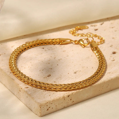 [Royal&Vicky]Debra Gold Bracelet