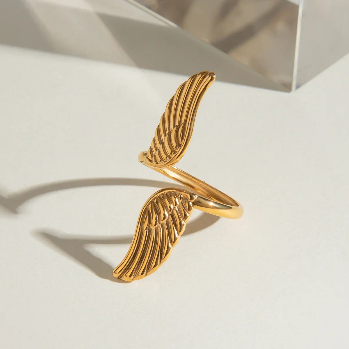 [Royal&Vicky]Sparrow Gold Wing Ring
