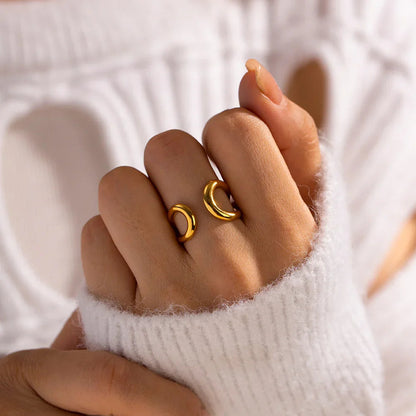 [Royal&Vicky]Jackie Twisted Band Ring