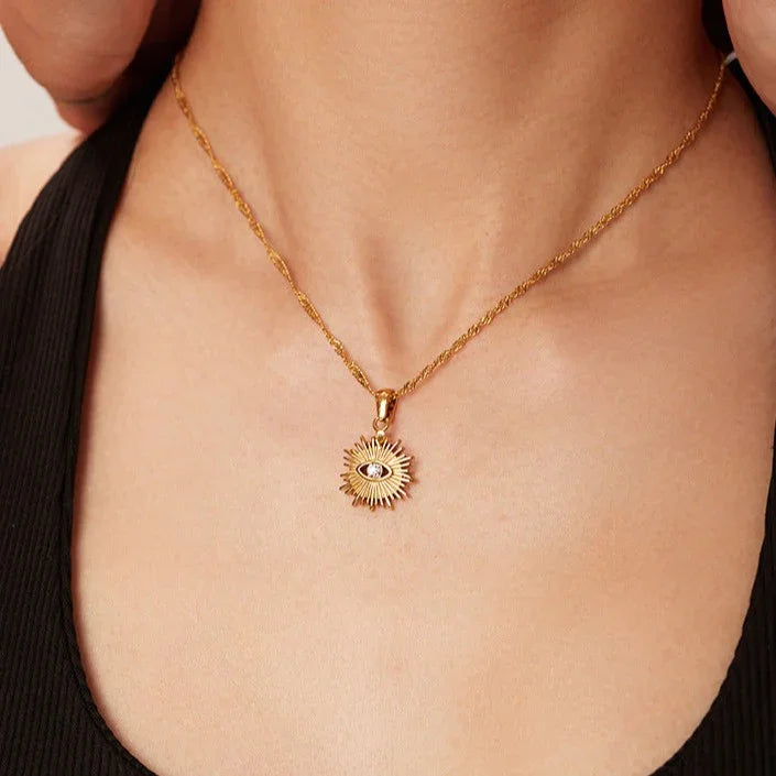 [Royal&Vicky]Solana Gold Necklace