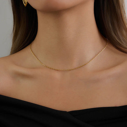 [Royal&Vicky]Loraine Gold Chain Necklace