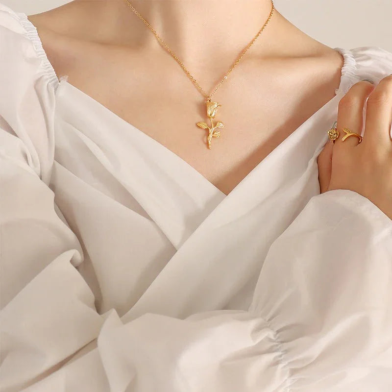 [Royal&Vicky]Celia Gold Necklace