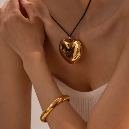 [Royal&Vicky]Ophelia Gold-Herz-Halskette