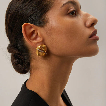 [Royal&Vicky]Odine Gold Earrings
