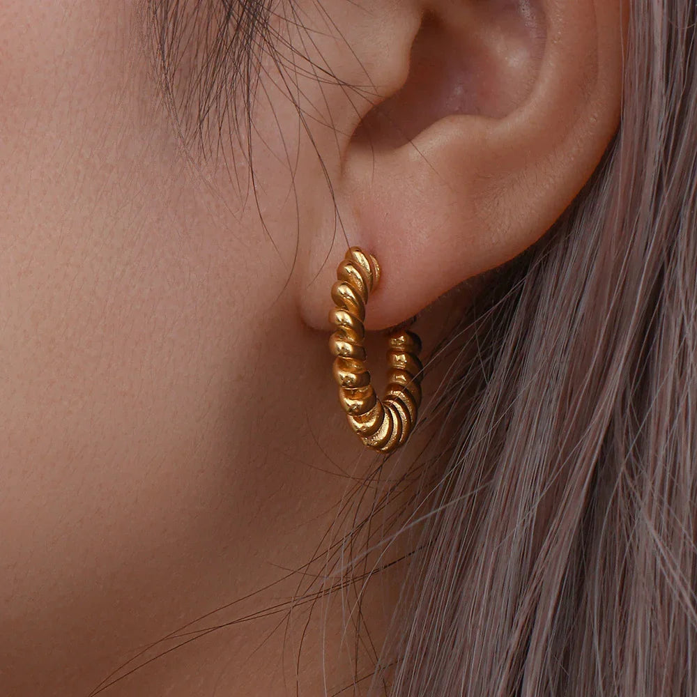 [Royal&Vicky]Brynlee Twisted Earrings