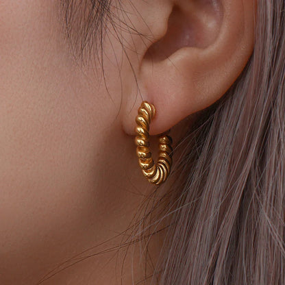 [Royal&Vicky]Brynlee Twisted Earrings