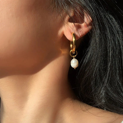 [Royal&Vicky]Stella Pearl Earrings