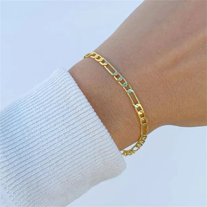 [Royal&Vicky]Saturn Gold Chain Bracelet