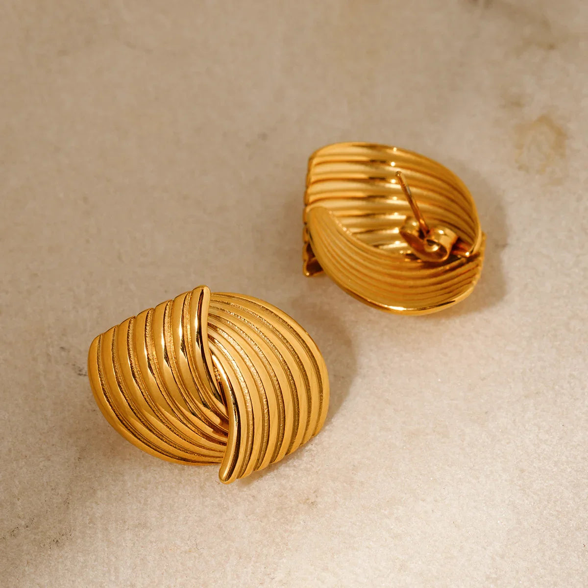 [Royal&Vicky]Sonia Gold Earrings