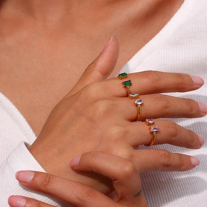 [Royal&Vicky]Fedilia Gemstone Ring