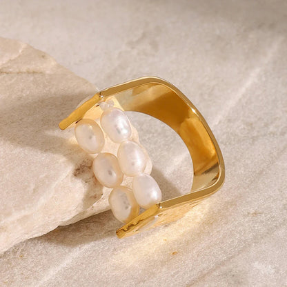 [Royal&Vicky]Elliana Pearl Ring