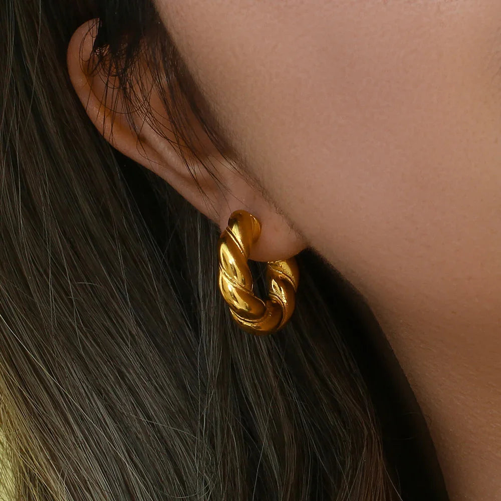 [Royal&Vicky]Naomi Twist Earrings