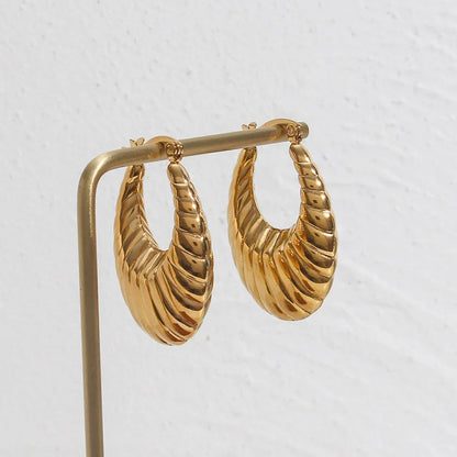[Royal&Vicky]Camila Croissant Earrings