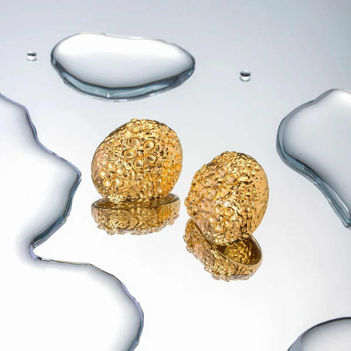 [Royal&Vicky]Carina Gold Earrings