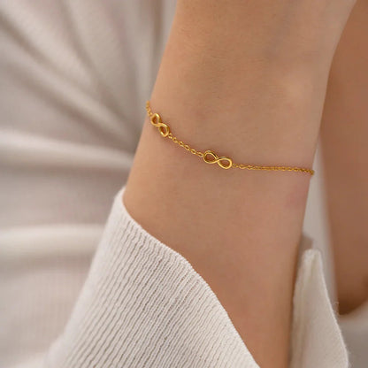 [Royal&Vicky]Everlasting Gold Bracelet
