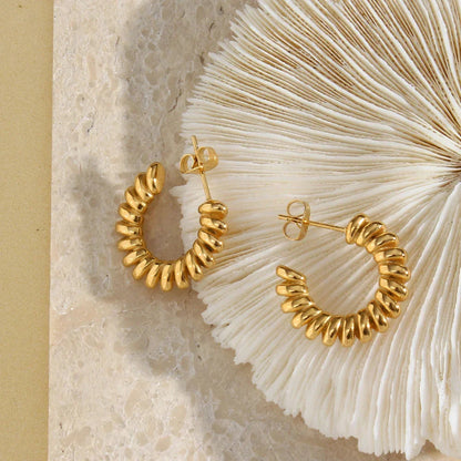 [Royal&Vicky]Brynlee Twisted Earrings