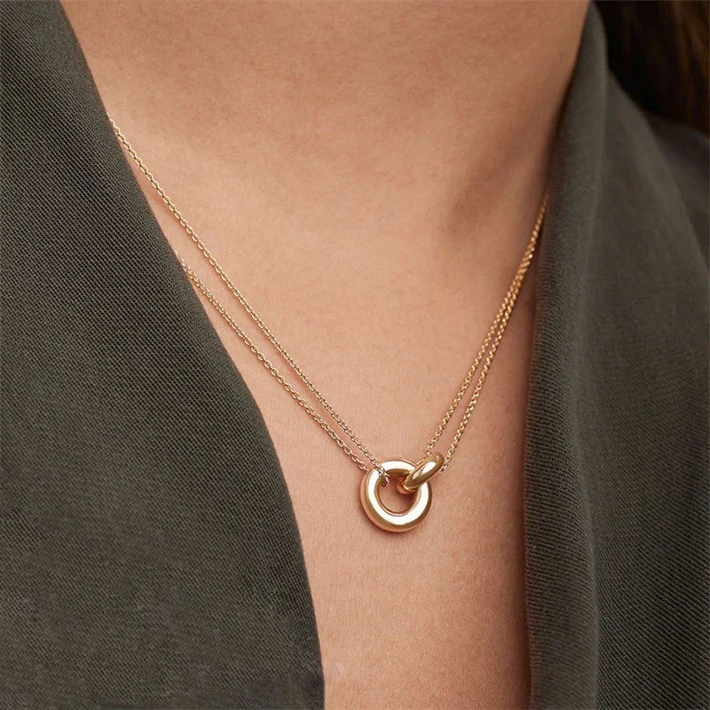 [Royal&Vicky]Harper Gold Chain Necklace