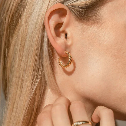 [Royal&Vicky]Croissant Arc Earrings