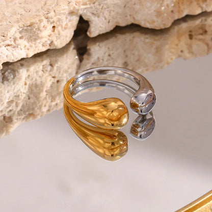 [Royal&Vicky]Seren Two Tone Gold Ring