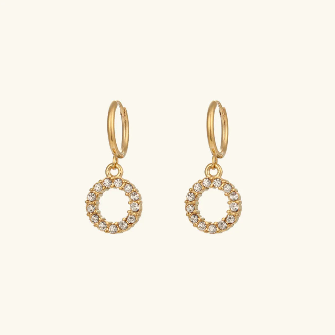 [Royal&Vicky]Wilhemina Initial Letter Earrings