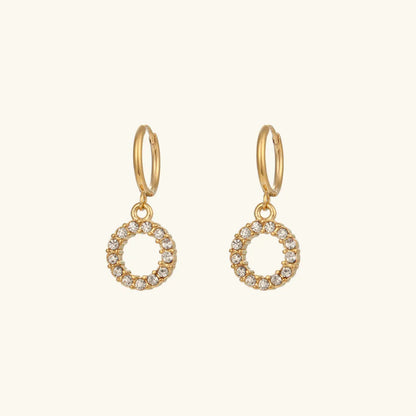 [Royal&Vicky]Wilhemina Initial Letter Earrings