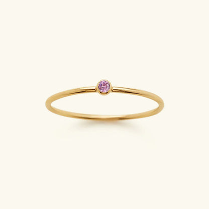 [Royal&Vicky]Amelia Birthstone Stacker Ring
