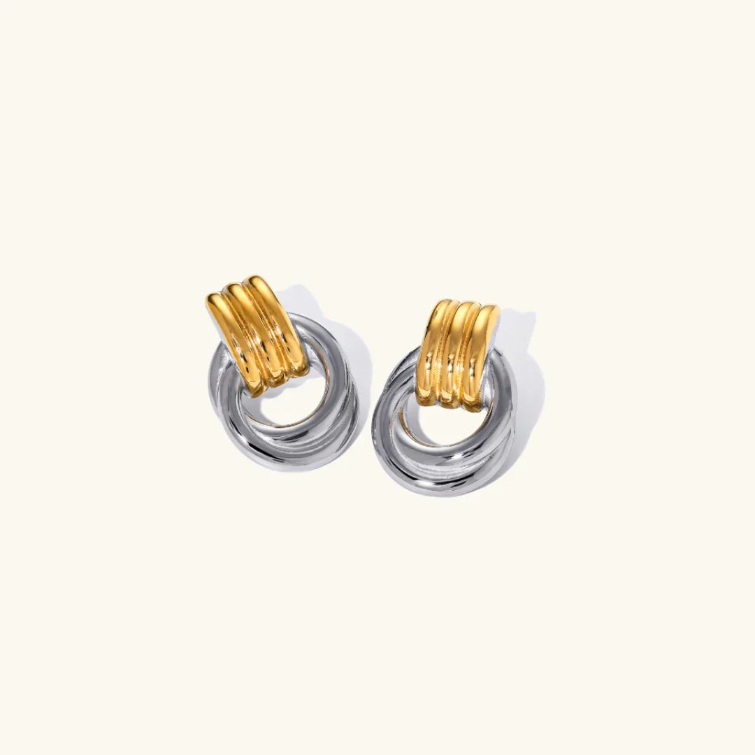 [Royal&Vicky]Luna Layered Hoop Earrings
