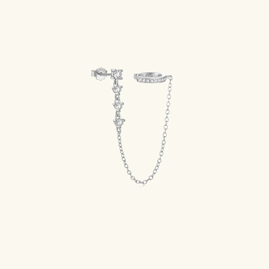 [Royal&Vicky]Audra Chain Cuff Earring