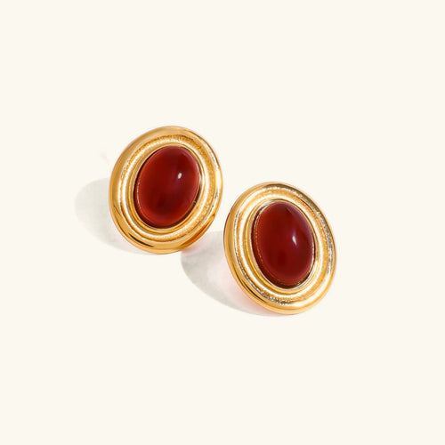 [Royal&Vicky]Fresca Gemstone Earrings