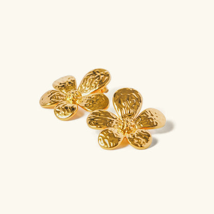[Royal&Vicky]Daisy Gold Earrings