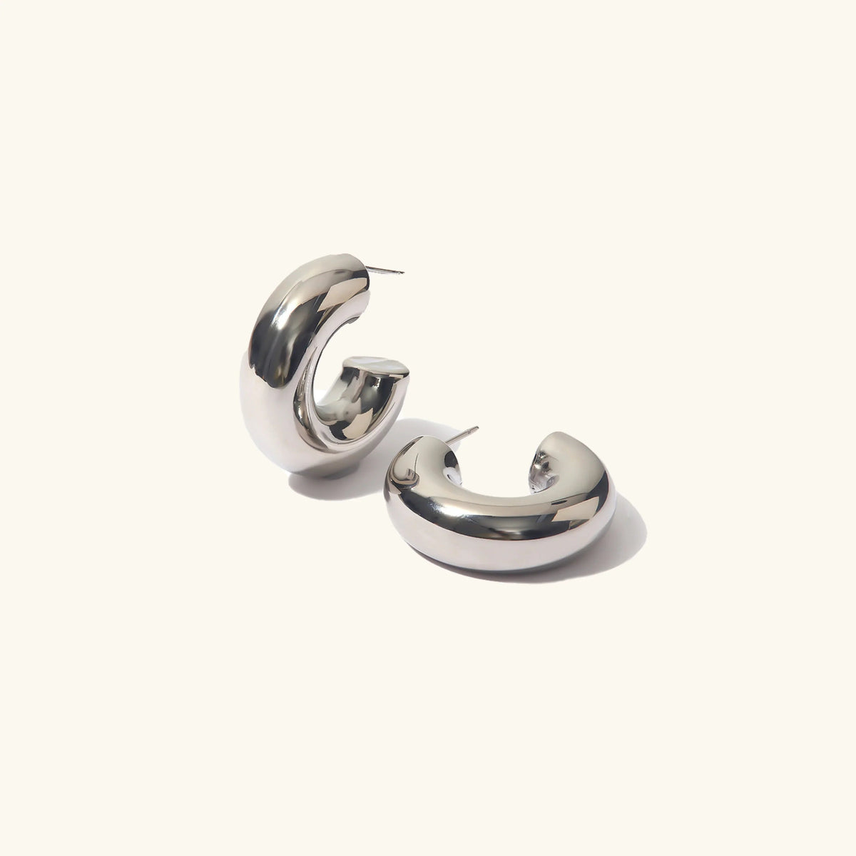 [Royal&Vicky]Natalia Chunky Gold Hoops