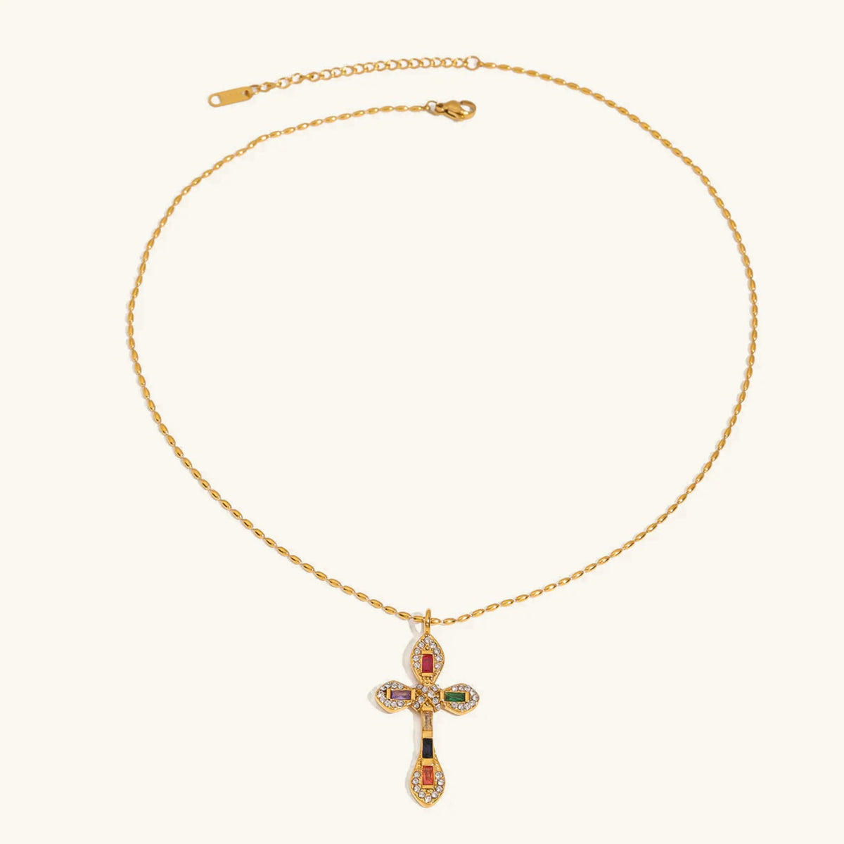 [Royal&Vicky]Olea Diamond Crucifix
