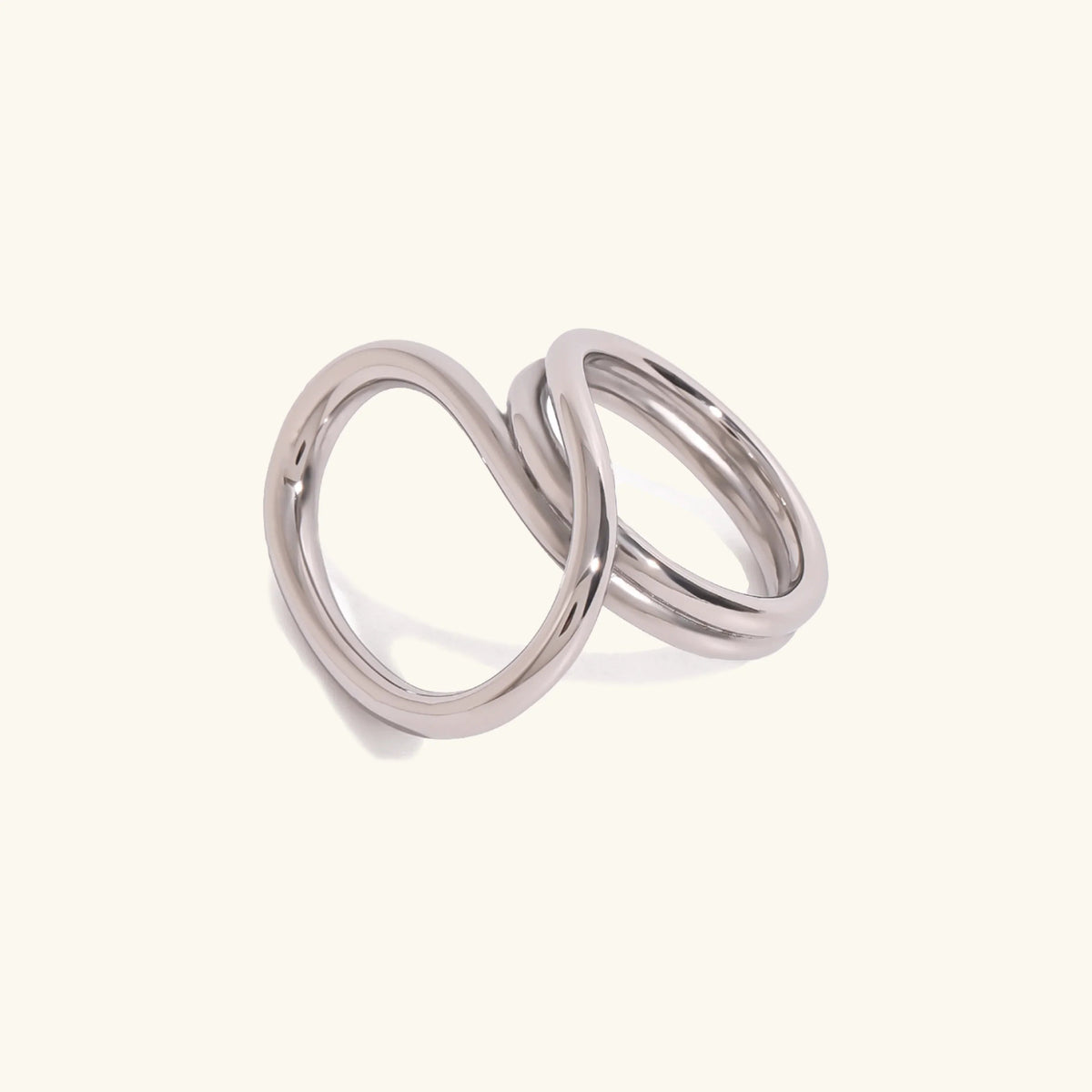 [Royal&Vicky]Meri Contemporary Gold Ring