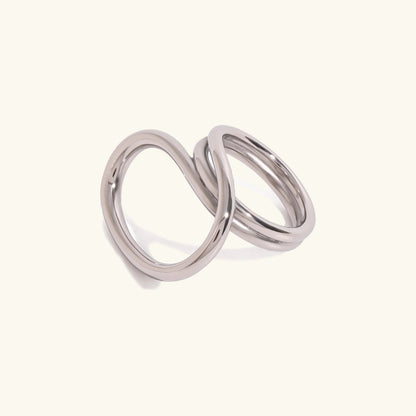 [Royal&Vicky]Meri Contemporary Gold Ring
