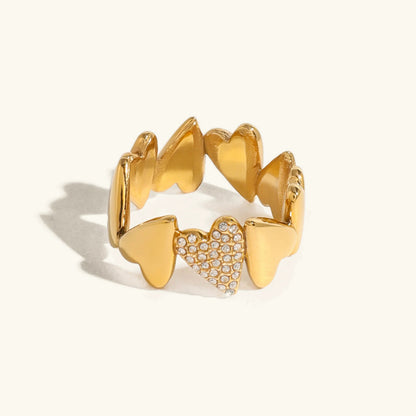 [Royal&Vicky]Ciel Diamond Hearts Ring
