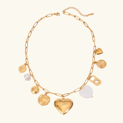 [Royal&Vicky]Lianne Gold Heart Locket