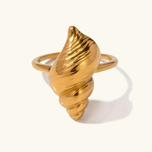 [Royal&Vicky]Ohana Sea Conch Gold Ring