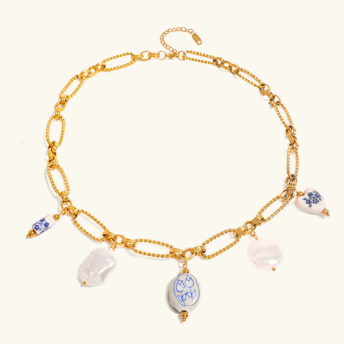 [Royal&Vicky]Cerulean Freshwater Pearl Necklace