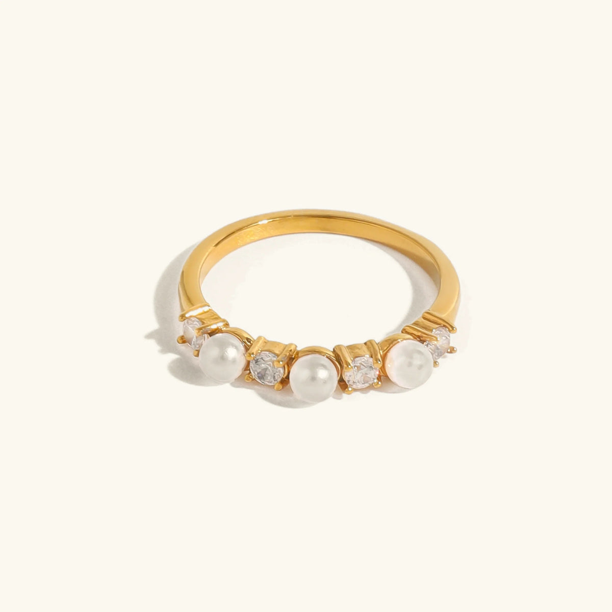 [Royal&Vicky]Keisha Diamond Pearl Ring