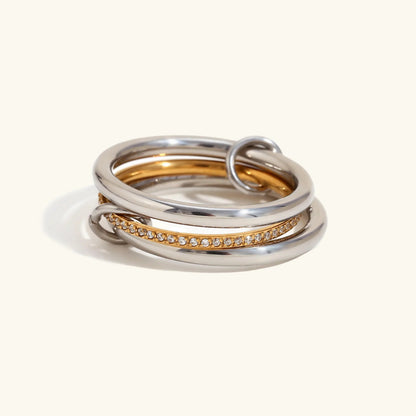 [Royal&Vicky]Belinda Diamond Ring Stack