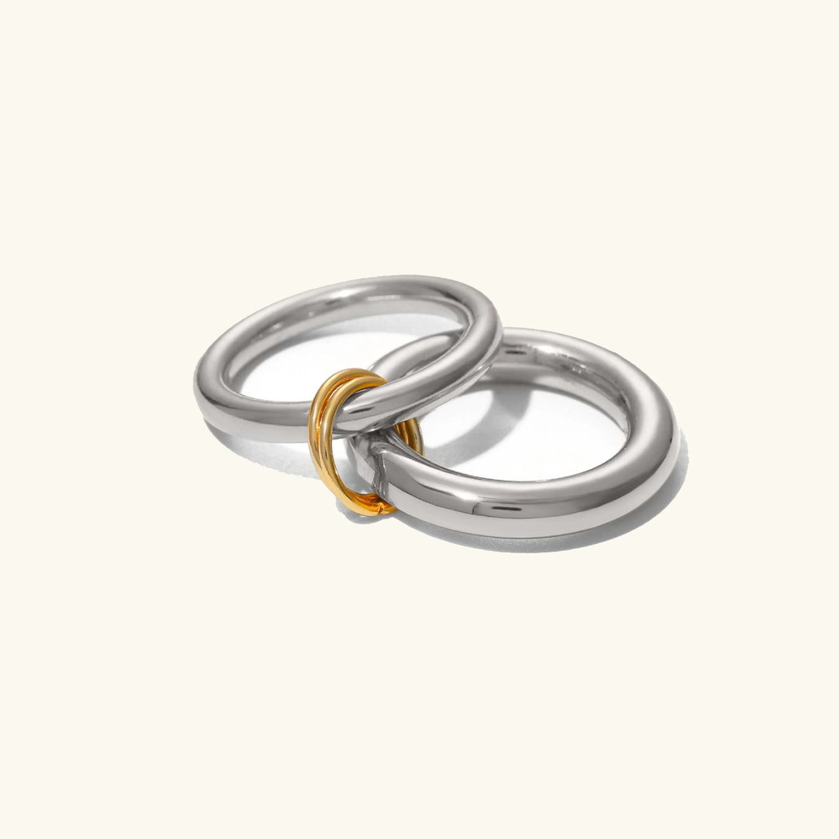 [Royal&Vicky]Dune Stacked Gold Ring