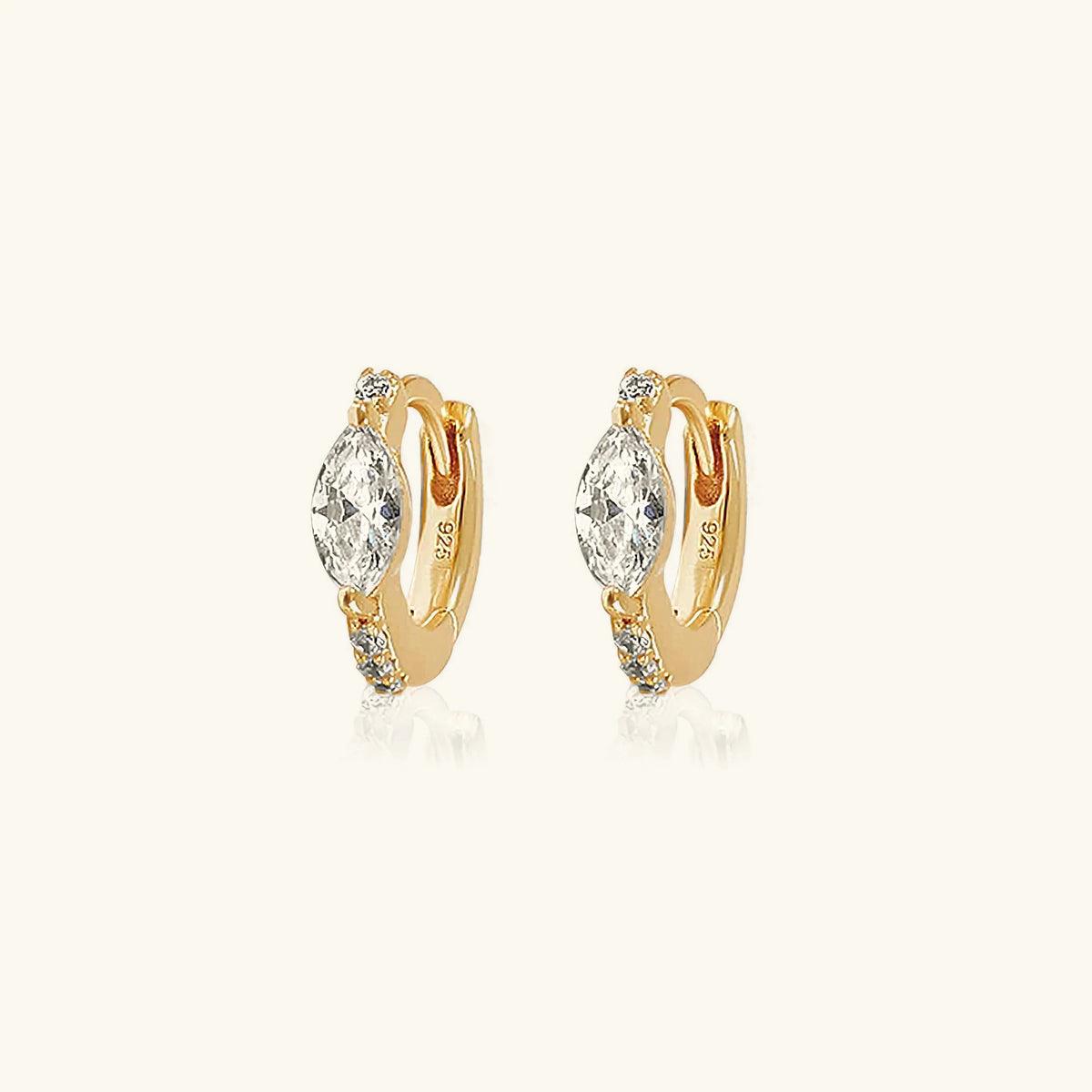 [Royal&Vicky]Mariah Mini Diamond Hoops