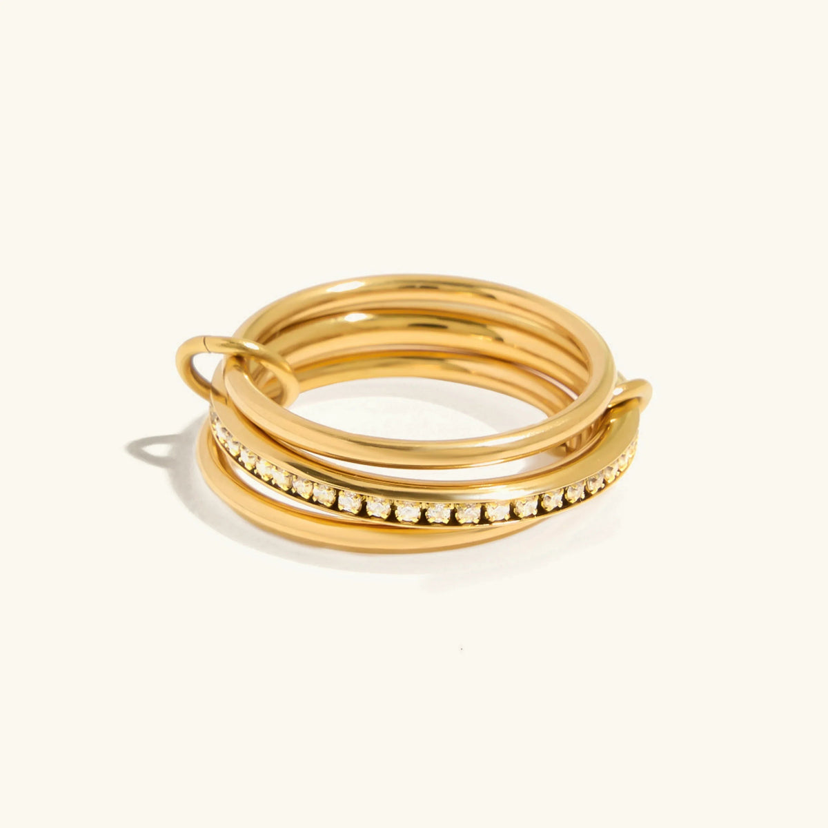 [Royal&Vicky]Divine Diamond Ring Stack